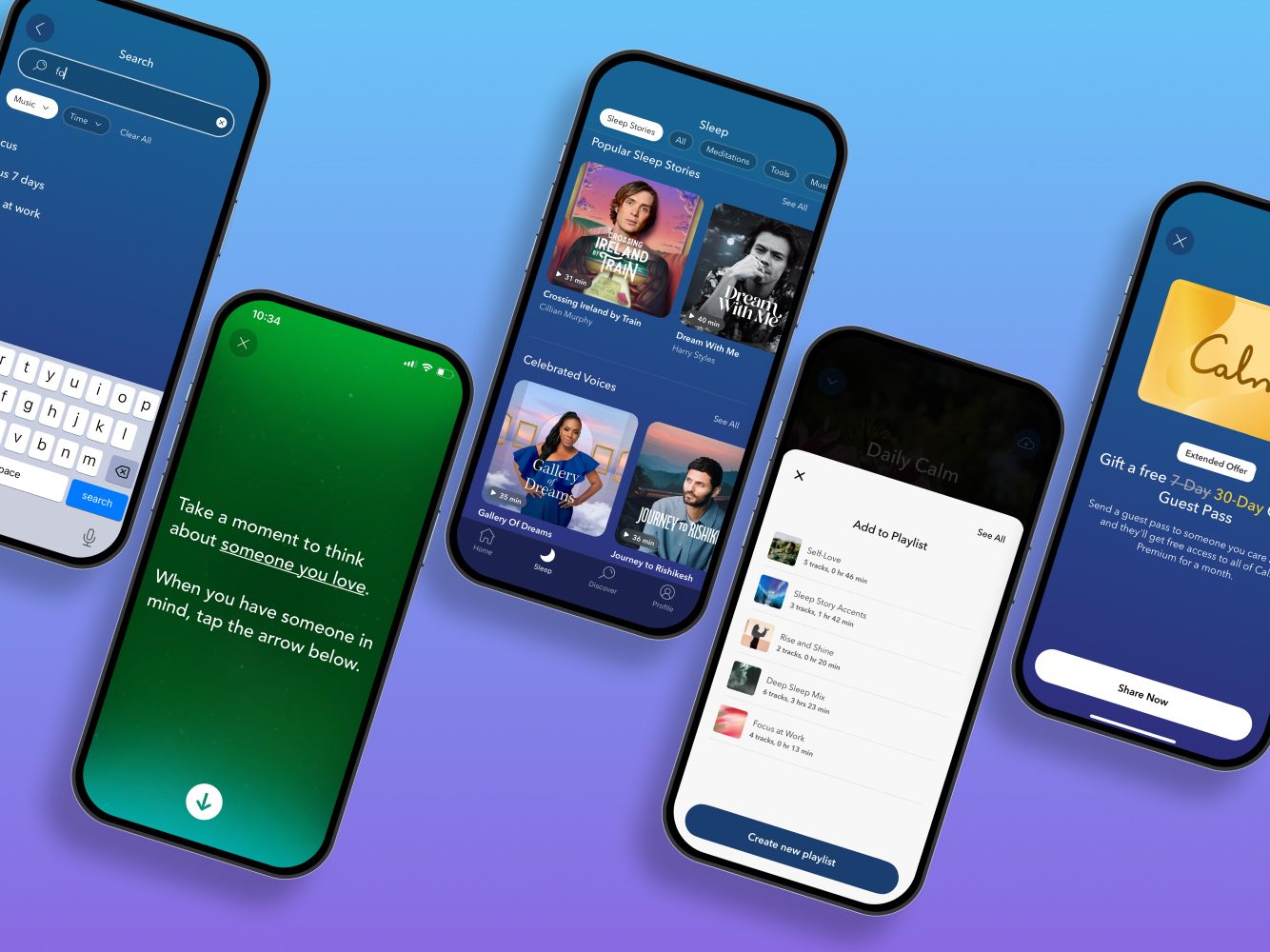 Calm Taptivities interactive format