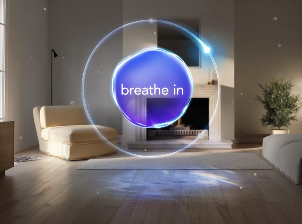 Calm on Android XR spatial experience